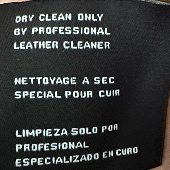 Michael Kors tan leather jacket Ladies S - Picture 6 of 7